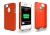 Boostcase Hybrid Snap-On Case & Detachable Extended Battery - To Suit iPhone 4/4S - White/Red
