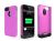 Boostcase Hybrid Snap-On Case & Detachable Extended Battery - To Suit iPhone 4/4S - Black/Pink
