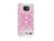 White_Diamonds Grid Case - To Suit Samsung Galaxy S II - Pink