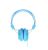 Laser AO-HEADKM-PK Headphones Stereo Kids Friendly - With Microphone - BlueHigh Quality Sound, Volume Protection To Avoid Ear Strain, Universal 3.5mm Plug, Padded Ear Cushions - mashp