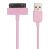 Amaze 30-Pin Apple Connector To USB Cable - Pink