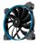 Corsair Air Series AF140 Quiet Edition Series Fan - 140x25mm, Hydraulic Bearing System, Swappable Coloured Rings, 1150rpm, 67.8CFM, 24dBA - Black Fan
