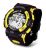 Laser NAVWATCH-S10 Sports Watch GPS Tracking S10 - Tracks, Monitor & Store Vital Statistics From Your Adventures Or Exercise Routines, Waterpoof, Shatter Resistant Lens - Black/Yellow