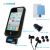 Mbeat USB-IKIT01 5-In-1 Travel & Play - To Suit To Suit iPhone 4/4S - Essential Accessory KitIncludes Screen Protector, Silicon Case, iPhone Car Charger, Earphones, iPhone FM Transmitter
