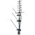 Crest LSCAOA Aluminium Outdoor Antenna - Ch5 to 12 and 21 to 69, 170-230Mhz & 470 to 862Mhz, VHF gain 3-5dB, UHF gain 6-9dB