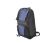 Glanz Traveller Backpack - Black with Blue Trim