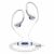 Sennheiser OCX 685i SPORTS - WhiteNatural Sound Reproduction, Integrated Smart Remote & Microphone For Enhanced Usability & Convenience, Sweat & Water-Resistant, Customized Fit, Premium Comfort