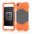 Incipio HIVE Response Hard Shell Case with Silicone Core - To Suit iPod Touch 5G - Graphite Grey/Sunkissed Orange