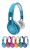 SMS_Audio STREET by 50 Wired On-Ear Headphones - Limited Edition - TealHigh Quality, Professionally Tuned 40mm Driver, Enhanced Bass, Passive Noise Cancellation, High-End Styling, Comfort Wearing