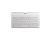 Verbatim 97754 Bluetooth Ultra-Slim Mobile Keyboard - WhiteWireless Bluetooth Technology, Rechargeable Built-In Battery, Controls For Music Controls, Low Profile Keys, For iPad, iPad 2, Tablet