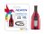 A-Data 16GB UC500 Retractable Bottle Style Flash Drive - Distinctive Design, Keychain, USB2.0 - Red
