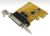 Sunix SER6437AL 2-Port Serial RS-232 Card (DB9M) - Low Profile - PCIE