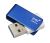 PQI 8GB U822V Intelligent Flash Drive - 360 Degree Rotating Design, Compact, Light-Weight, And Slender Design, USB3.0 - Blue