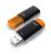 PQI 64GB Clicker Flash Drive - LED Indicator, Colorful And Sleek Modern Design, Patented Click Mechanism Like A Retractable Pen, USB3.0 - Black/Yellow