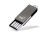 PQI 4GB i812 Flash Drive - 360 Degree Swivel Guard Lid, Water, Dust And Shock Proof, USB2.0 - Iron Grey