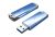 PQI 64GB Nano Colorful Macarons Flash Drive - Read 195MB/s, Write 100MB/s, USB3.0 - Macaron Blue