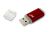 PQI 32GB U273 Flash Drive - High Quality Metallic Casting, Portable Document Management Tool, USB2.0 - Red