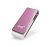 PQI 4GB U262 Flash Drive - Rotatable Design, Metallic Look And Hairline Finish Design, USB2.0 - Pink