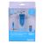 Laser PW-2A9PIN-BLU Lightning Charge Cable - With 2.1A USB Car Charger - 1M - Blue