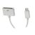Laser IR-9PIN30-WHT 30-Pin To Lightning Conversion Charge Cable - 0.25M - White