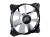 CoolerMaster JetFlo 120 Cooling Fan - 120x120x25mm Non LED Fan, POM Bearing, 800~2000rpm, 95CFM, 36dBA - Dark (No LED)
