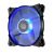 CoolerMaster JetFlo 120 Cooling Fan - 120x120x25mm Blue LED Fan, POM Bearing, 800~2000rpm, 95CFM, 36dBA - Black Frame, Blue LED