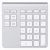 Belkin F8T067CW YourType Bluetooth Wireless Keypad - SilverAdds 28 Keys, Including Function And Document Navigation Controls, Aluminum Enclosure Matches Apple Wireless Keyboard