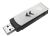 Corsair 16GB Voyager LS Flash Drive - Premium Retracting Design, Brushed Metal Housing Resists Scratches And Fingerprints, USB3.0 - Black/Silver