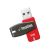 Imation 8GB Nano Flash Drive - Swivel, 360 Degree Rotating Design, USB - Red/Black