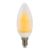 ViriBright LED Candle Light 3.8Watt (E14,220V,Cool White,CE),Frosted Cover