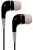 Gecko GG200009 Buds In-Ear Headphones - BlackCrystal Clear Sound, Suitable For iPod, iPhone, iPad, Other Audio Player, Comfort Wearing