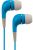 Gecko GG200011 Buds In-Ear Headphones - BlueCrystal Clear Sound, Suitable For iPod, iPhone, iPad, Other Audio Player, Comfort Wearing