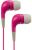 Gecko GG200012 Buds In-Ear Headphones - PinkCrystal Clear Sound, Suitable For iPod, iPhone, iPad, Other Audio Player, Comfort Wearing