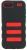 Gecko Bodyarmour Case - To Suit iPhone 5/5S - Black/Red