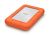 LaCie 1,500GB (1.5TB) Rugged Mini External HDD - Orange/Silver - Shock, Rain, Pressure Resistant, Password Protection, USB3.0