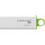 Kingston 128GB DataTraveler G4 Flash Drive - Large, Colorful Loop Easily Attaches To Key Rings, USB3.0 - White/Green