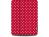 Merc Hardshell Fabric Book Polkadot - To Suit iPad Air - Red