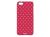 Merc Hardshell Printed Case Flowerdot - To Suit iPhone 5/5S - Red