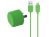 Shroom S-111 Compact USB AC Charger 2.1A - Micro USB - Green