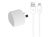 Shroom S-114 Compact USB AC Charger 2.1A - Lightning - White