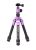 MeFoto A0320Q00P DayTrip Tripod Mini Kit - PurpleTwist Lock, Adjustable Reversible Center Column, 24