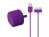 Mercury_AV Compact USB AC Charger 2.1A - Purpule - To Suit iPone 3G/S/4