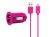 Mercury_AV Dual USB Bullet Car Charger 2.1A - Pink - Lightning for iPhone 5/5S/4C
