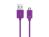 Shroom Mobile Phone Charge & Sync Cable - Purple - Micro USB