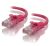 Alogic 10Gb Ethernet Snagless CAT6A Network Cable - 5M, Pink