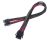 Silverstone PP07-EPS8BR 8-Pin To 8-Pin (4+4) EPS Sleeved Power Extension - Red/Black