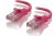 Alogic C6-01-Pink CAT6 Snagless Patch Cable - 1m, RJ45-RJ45 - Pink