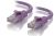 Alogic C6-02-Purple CAT6 Snagless Patch Cable - 2m, RJ45-RJ45 - Purple