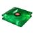 ThermalTake AF0028 LED Basic Fan - 80x80x25mm, Sleeve Bearing, 2000RPM, 27.8CFM, 21.0dBA - Clear Frame with Green LED