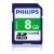 Philips 8GB SD SDHC Card - Class 10